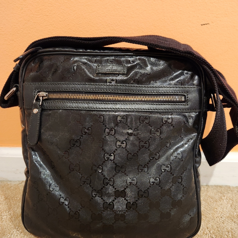 AUTHENTIC GUCCI IMPRIME CROSSBODY OR SHOULDER BAG